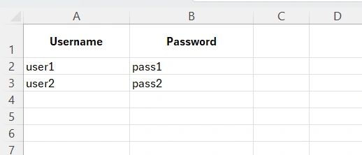 Sample Excel File Format