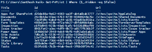 Get All Lists Using PnP PowerShell In SharePoint