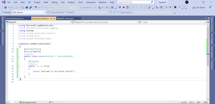 Containerization of .NET Core Web API using Kubernetes and Docker
