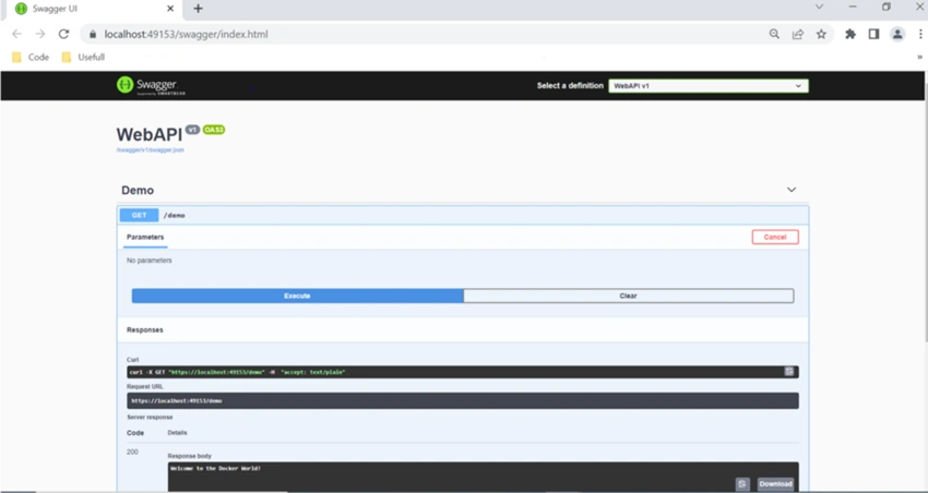 Containerization of .NET Core Web API using Kubernetes and Docker
