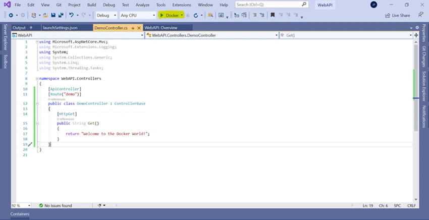 Containerization of .NET Core Web API using Kubernetes and Docker