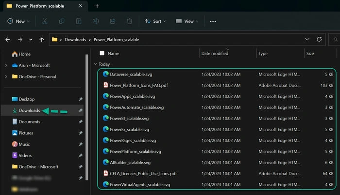 Microsoft Power Platform Icons