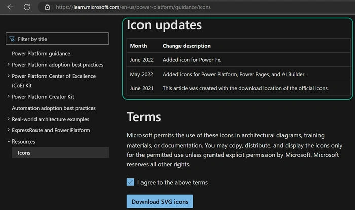 Microsoft Power Platform Icons