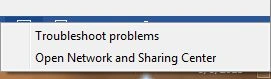 Open Network and sharing Center