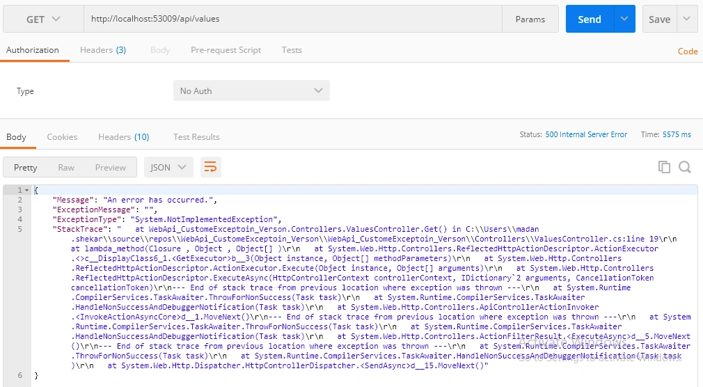 Web API Exception Handling And Versioning Concepts