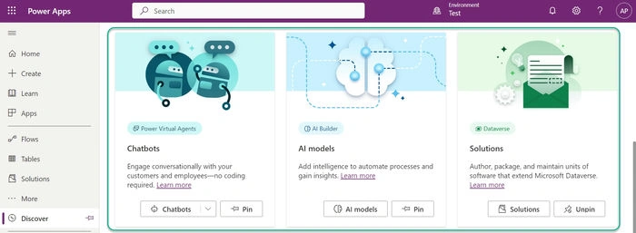 Microsoft Power Apps Left Navigation