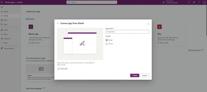 Components in PowerApps