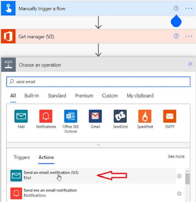 Send Manager Display in Email Notification Using Power Automate