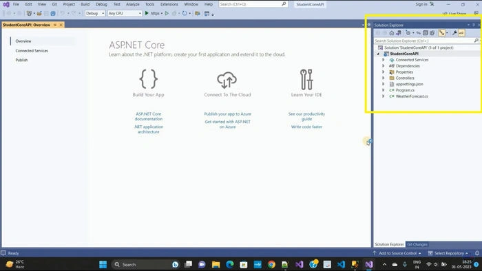 DB First with Core API 7.0 CRUD Operations
