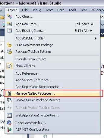 NuGet in Menu.JPG