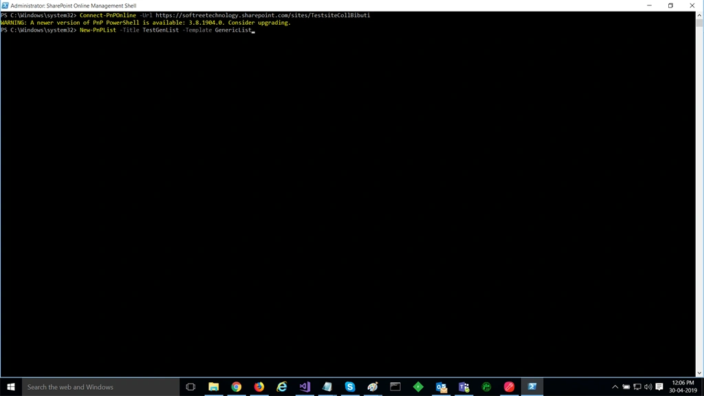 CRUD Operations On SharePoint List Using PnP PowerShell