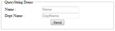 QueryString In ASP.NET