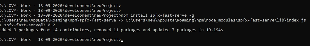 SPFx Fast Serve To Reduce The Build Time In SharePoint Framework Solutions
