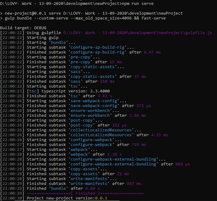 SPFx Fast Serve To Reduce The Build Time In SharePoint Framework Solutions