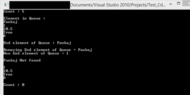 Queue in C#