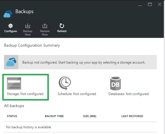 Backups 