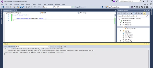 Creating an Angular Project