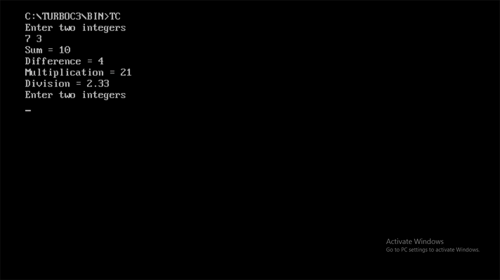 output