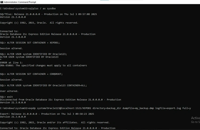 Command prompt