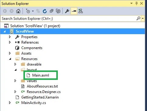 Solution Explorer