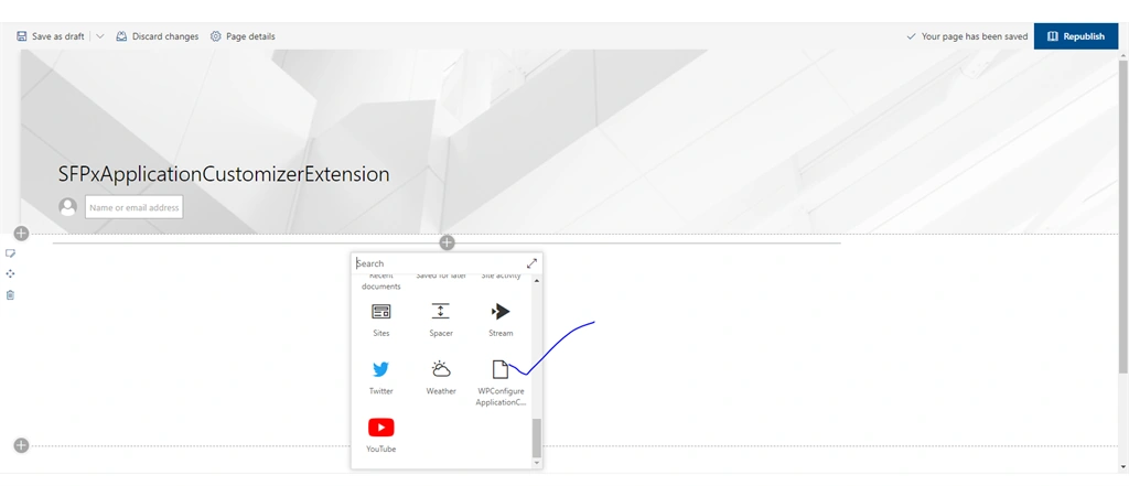 SPFx Resuable Webpart To Configure Header And Footer For Modern Pages
