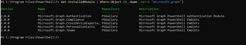 Install the Microsoft Graph PowerShell Module