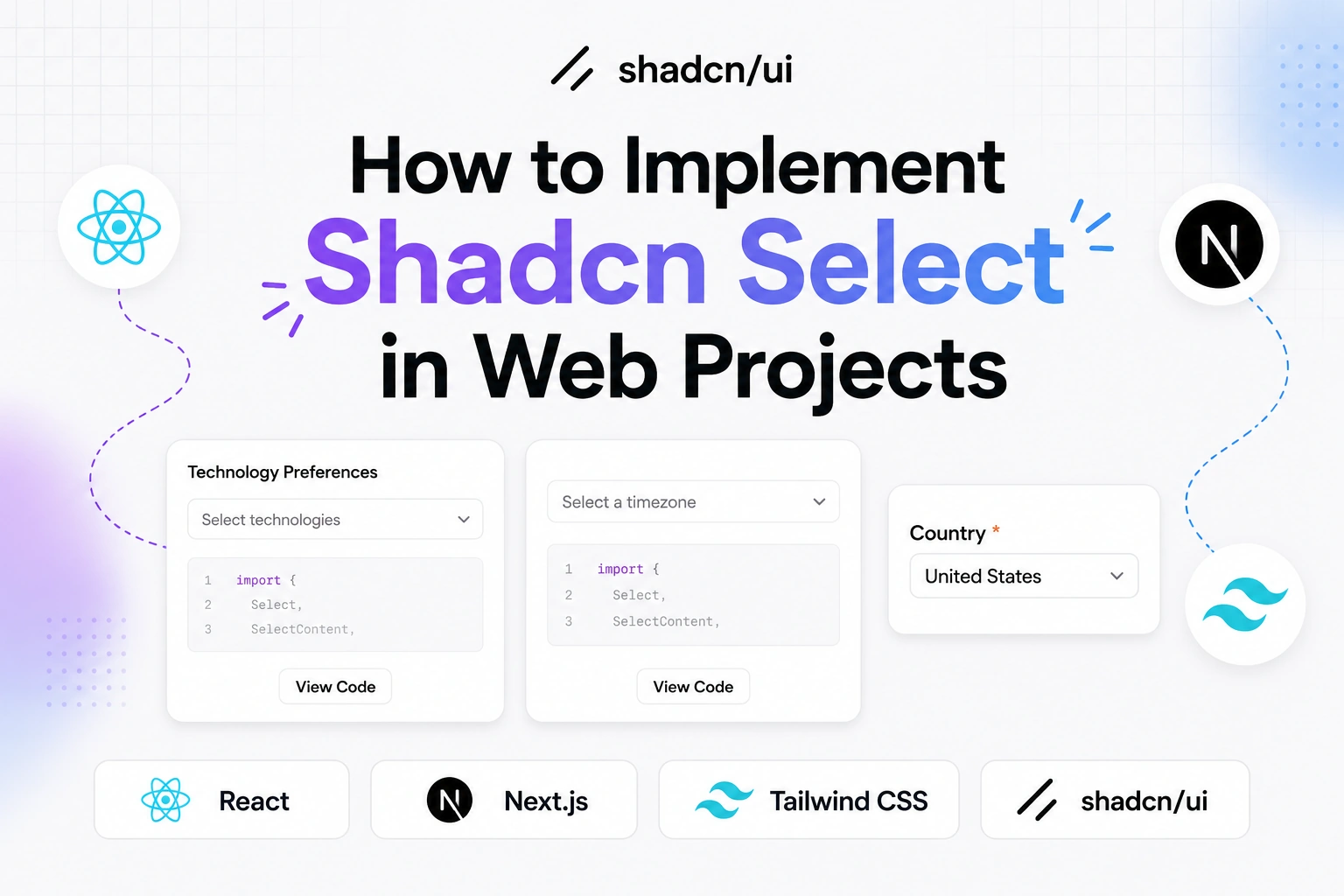 How to Use Shadcn Select
