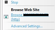 Browse the wordpress site.