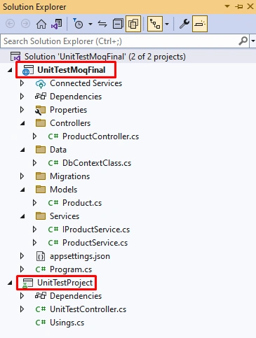 Unit Test using Xunit and Moq