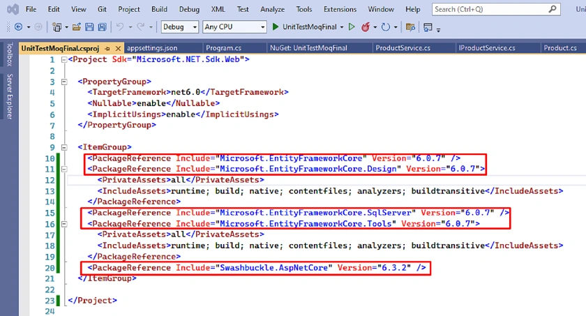 Unit Test using Xunit and Moq