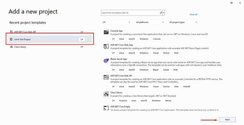 Unit Test using Xunit and Moq