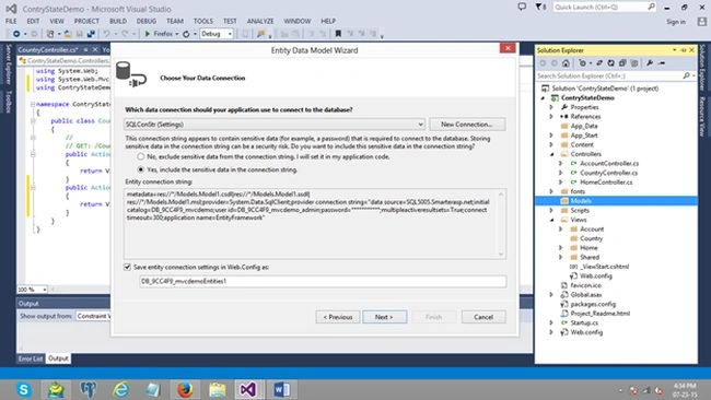 select data connection