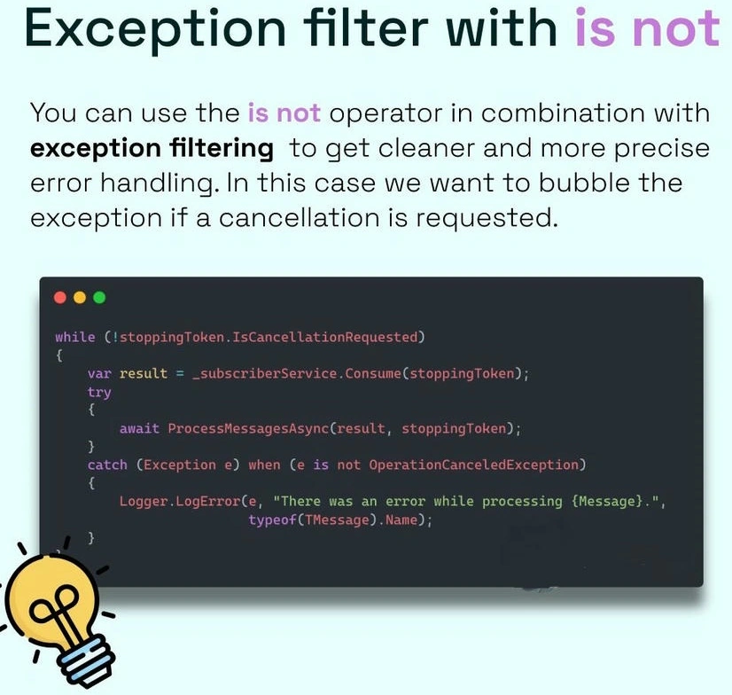 Error handling