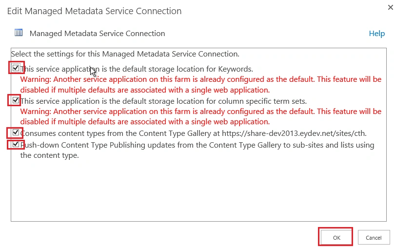 Setup Remote Content Type HUB in SharePoint