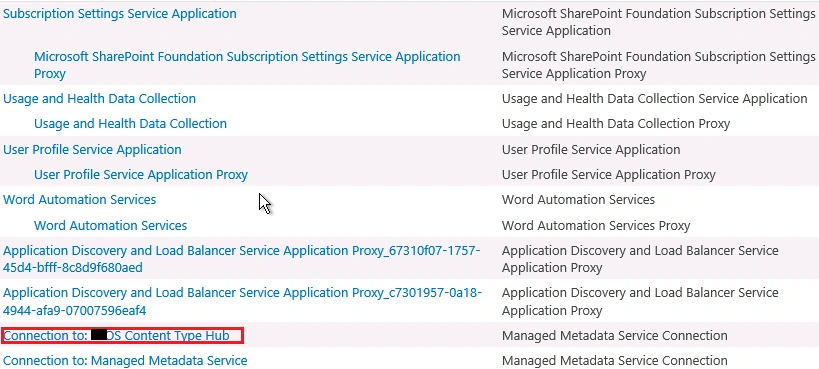 Setup Remote Content Type HUB in SharePoint