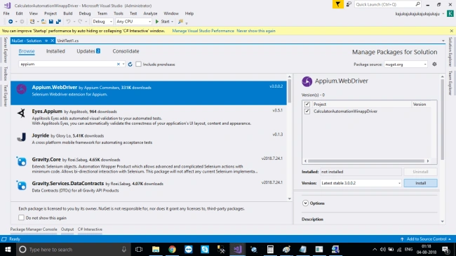Windows Application Automation Testing Using Winapp Driver And C# Beginner