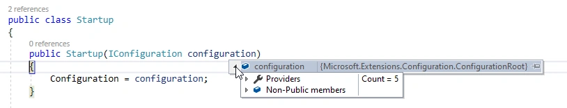 Default Configuration Providers In ASP.NET Core Application