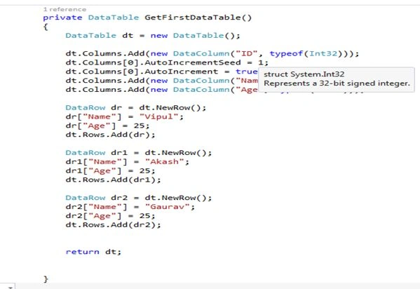 See code