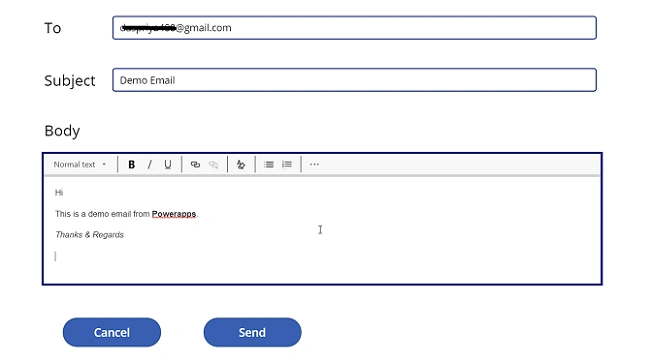How To Send Email Using Power Apps