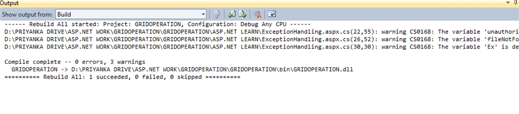 What Is The Difference Between Build, Rebuild And Clean In Visual Studio