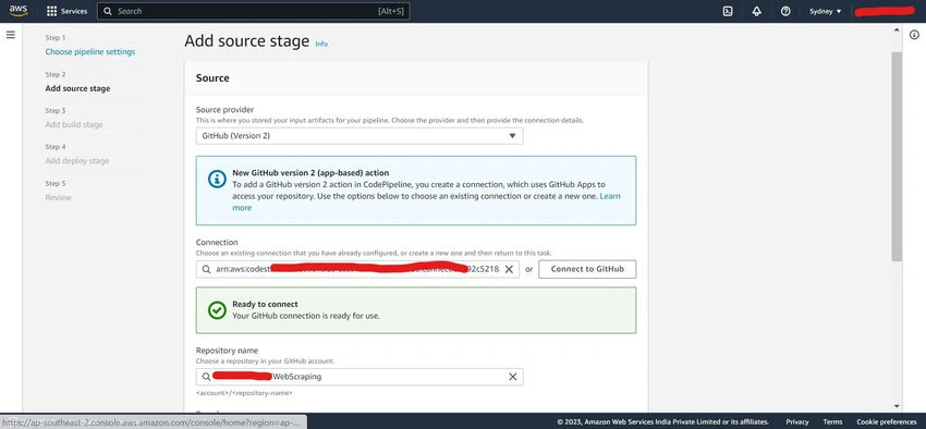 Add source stage
