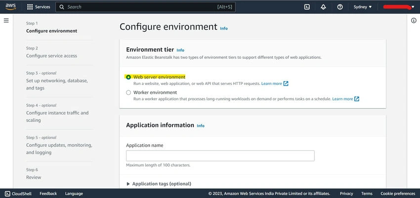 Web server environment