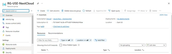 Resource Group