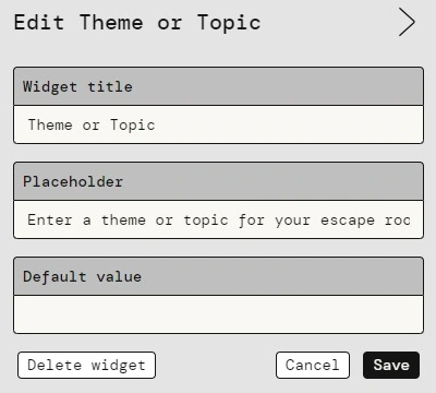 Customize
