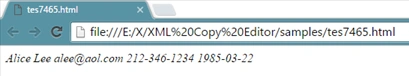 output