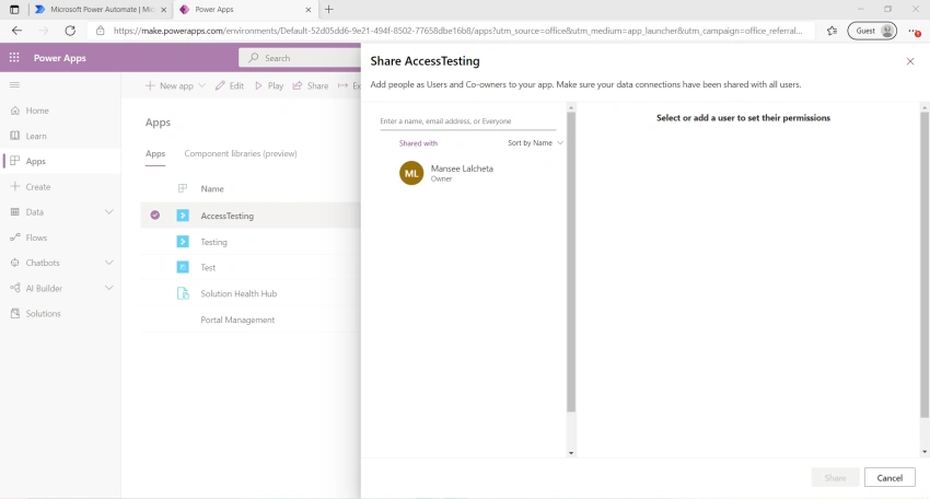 How To Fetch All The Power Apps In Tenant And Provide Access To Users