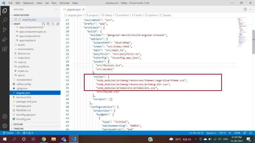 Google Map in Angular