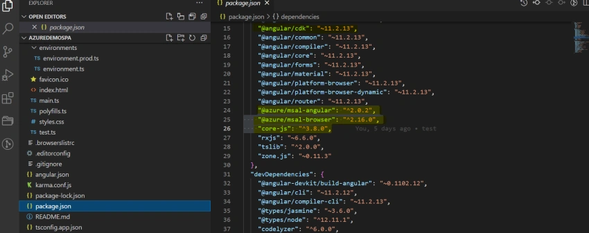Azure AD Integration with Angular and ASP.NET Core Web API