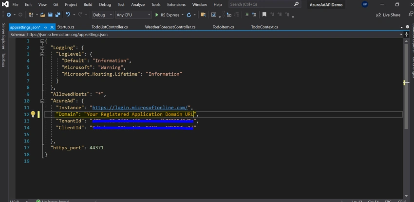 Azure AD Integration with Angular and ASP.NET Core Web API