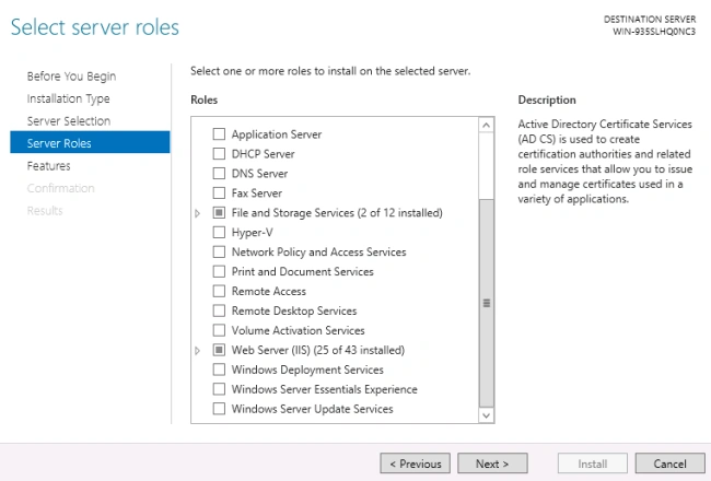 Select Role